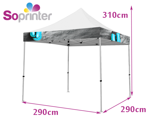 Tente 3X3 fronton